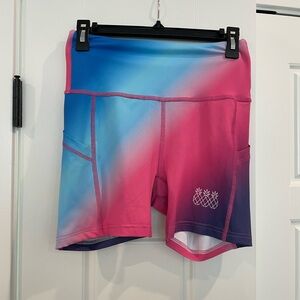 Colorful Tres Pinas Bike Shorts